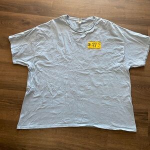 Gildan Light Blue Area 51 Tee